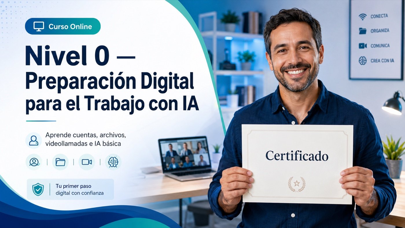 Portada — Nivel 0 — Preparación Digital para el Trabajo con IA